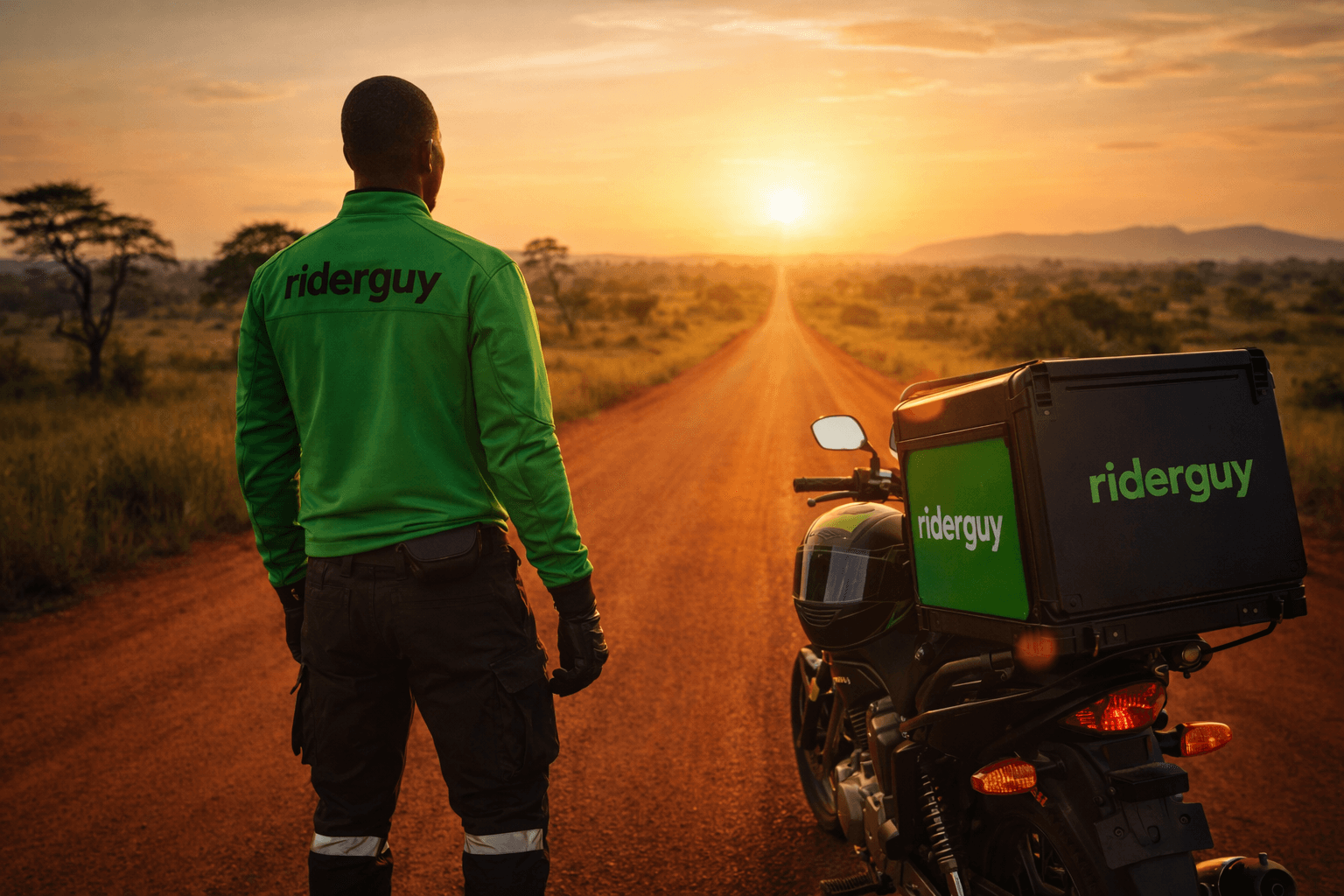 RiderGuy rider at dawn