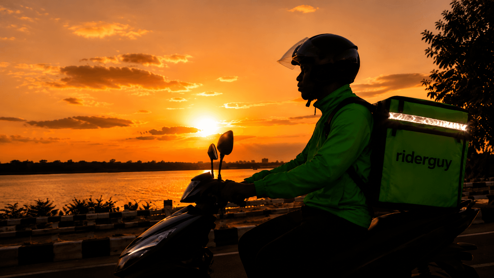 RiderGuy sunrise — a new day, a new ride