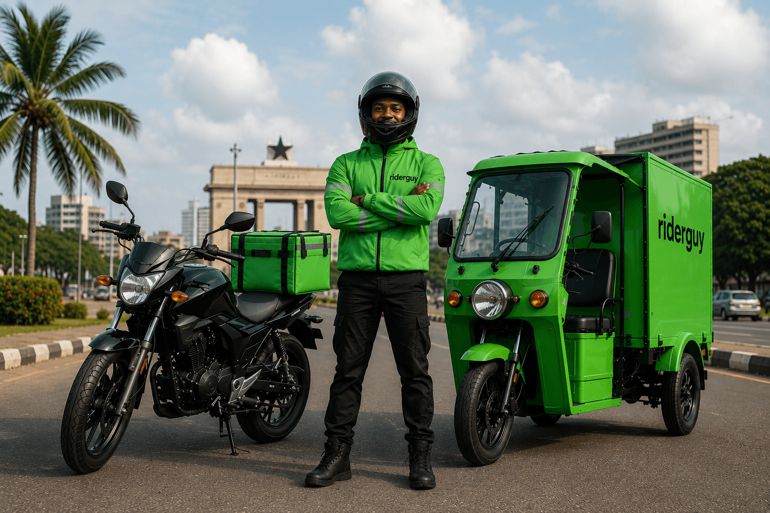 Branded riders. Insured rides.