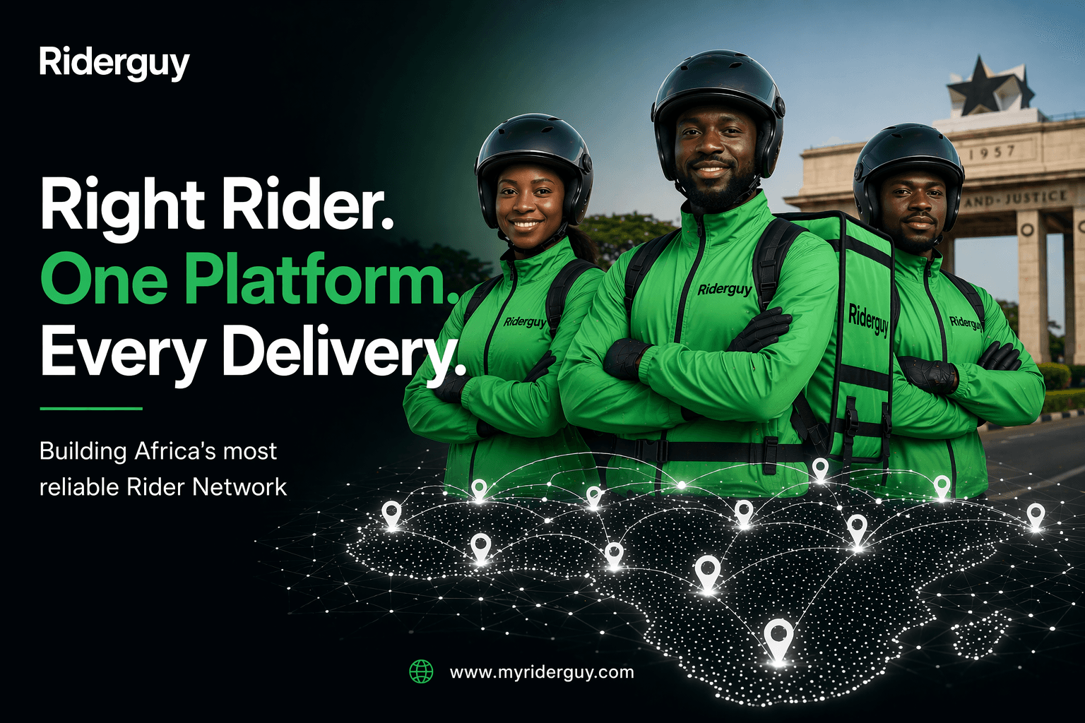 Right Rider. One Platform. Every Delivery.